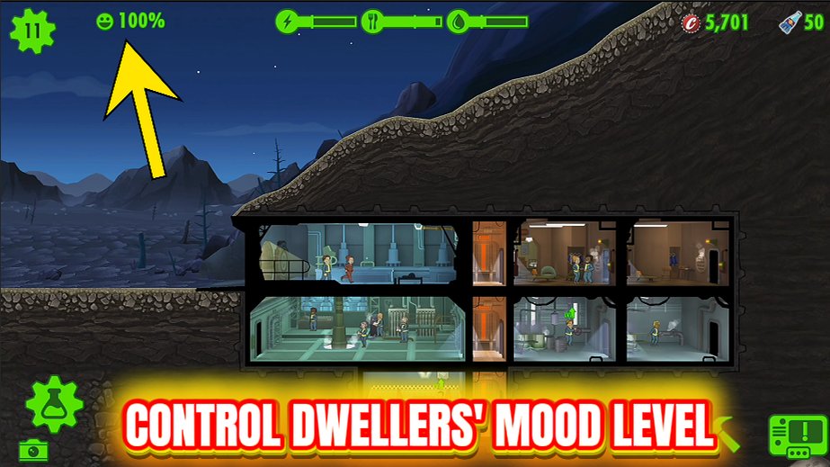 Fallout Shelter — Vault Whisperer (Dweller Spawn & Control) (screenshot 3)